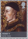 The Houses of Lancaster and York 1st Stamp (2008) Henry V (1413-22)
