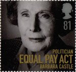 Women of Distinction 81p Stamp (2008) Barbara Castle