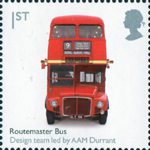 Design Classics 1st Stamp (2009) Routemaster Bus by A.A.M. Durrant (team)