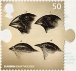 Charles Darwin 50p Stamp (2009) Ornithology