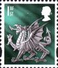 Celebrating Wales - Dathlu Cymru 1st Stamp (2009) Welsh Dragon
