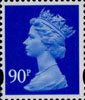 Definitives 90p Stamp (2009) Ultramarine