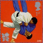 Olympic and Paralympic Games 2012 1st Stamp (2009) Judo