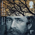 The Royal Society 1st Stamp (2010) Alfred Russel Wallace, Evolution