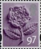 Regional Definitive - Tariff 2010 97p Stamp (2010) England Rose