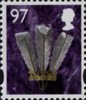 Regional Definitive - Tariff 2010 97p Stamp (2010) Wales Feathers