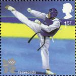 2012 Olympic and Paralympic Games 1st Stamp (2010) Taekwondo