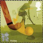 2012 Olympic and Paralympic Games 1st Stamp (2010) Hockey