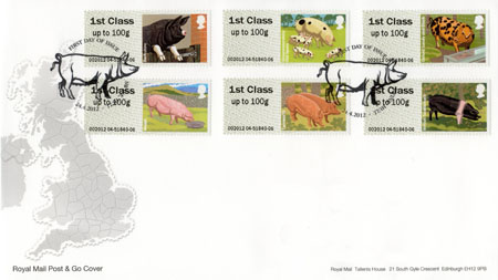 Post & Go: Pigs - British Farm Animals 2 2012