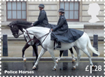 Working Horses £1.28 Stamp (2014) Police Horses