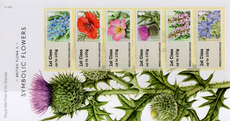 Post & Go: Symbolic Flowers - British Flora 2 2014