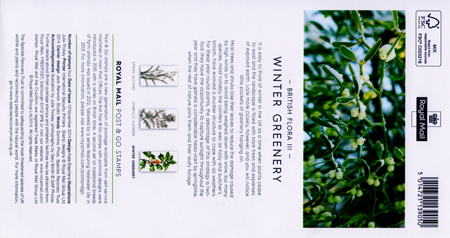 Post & Go: Winter Greenery - British Flora 3 (2014)