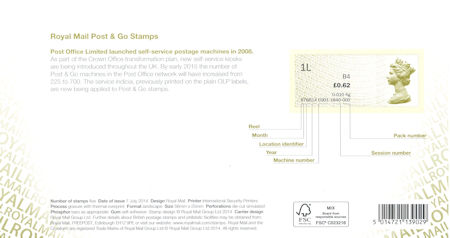 Post & Go Collectors Pack - (2014) Post & Go Collectors Pack