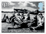 £1.33, Pilots of 32 Squadron await orders from The Battle of Britain (2015)