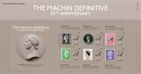 Machin Definitive Anniversary (2017)
