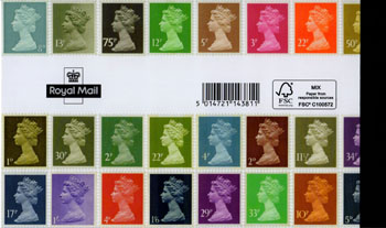 Reverse for Machin Definitive Anniversary