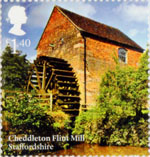 £1.40, Cheddleton Flint Mill, Staffordshire from Windmills and Watermills (2017)