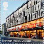 Landmark Buildings 1st Stamp (2017) Everyman Theatre, Liverpool
