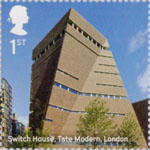 Landmark Buildings 1st Stamp (2017) Switch House, Tate Modern, London