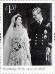 £1.57, Wedding, 20 November 1947 from The Royal Wedding : Platinum Anniversary (2017)