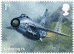 The RAF Centenary 1st Stamp (2018) Lightning F6