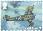 The RAF Centenary £1.57 Stamp (2018) Sopwith Camel F1