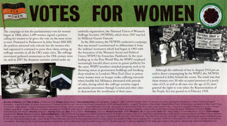 Reverse for Votes For Women