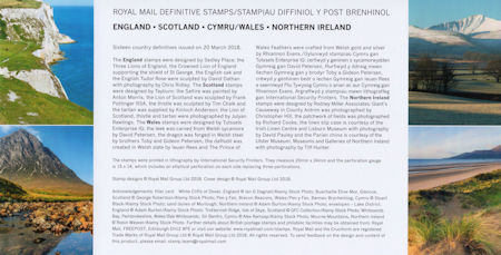 Reverse for New Country Definitives