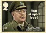 Dads Army 1st Stamp (2018) Captain Mainwaring – You Stupid Boy”