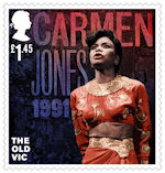The Old Vic £1.45 Stamp (2018) Carmen Jones, 1991