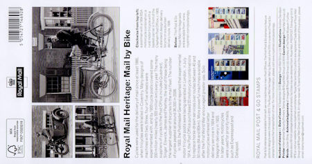 Post & Go : Royal Mail Heritage : Mail by Bike - (2018) Post & Go : Royal Mail Heritage : Mail by Bike