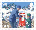Christmas 2018 2nd Large Stamp (2018) Postbox