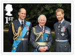 1st, HRH The Prince of Wales with his sons HRH The Duke of Cambridge and HRH The Duke of Sussex from HRH The Prince of Wales : 70th Birthday (2018)