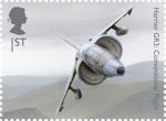 British Engineering 1st Stamp (2019) Harrier GR3: Conventional Flight