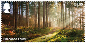 Forests £1.55 Stamp (2019) Sherwood Forest