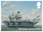 Royal Navy Ships 1st Stamp (2019) HMS Queen Elizabeth