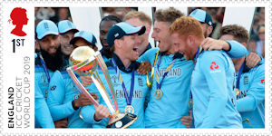 ICC Mens Cricket World Cup 2019 1st Stamp (2019) ICC Cricket World Cup 2019