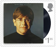 Music Giants - Elton John £1.55 Stamp (2019) Made in England