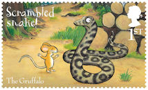 The Gruffalo 1st Stamp (2019) The Gruffalo – Scrambled Snake!