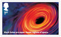 Visions of the Universe 1st Stamp (2020) Black Holes