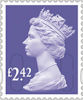 Machin Definitive 2020 £2.42 Stamp (2020) Purple Heather