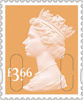 Machin Definitive 2020 £3.66 Stamp (2020) Harvest Gold