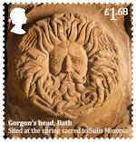 Roman Britain £1.68 Stamp (2020) Gorgons Head