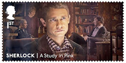 Sherlock  1st Stamp (2020) A Study in Pink
