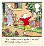 Rupert Bear £1.45 Stamp (2020) Rupert and the Lost Cuckoo