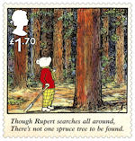 Rupert Bear £1.70 Stamp (2020) Ruperts Christmas Tree