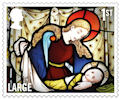 Christmas 2020 1st Large Stamp (2020) St Andrew’s Church, Coln Rogers, Gloucestershire.