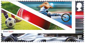 United Kingdom : A Celebration 1st Stamp (2021) Great Sport