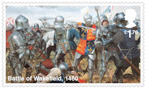 The Wars of the Roses £1.70 Stamp (2021) Battle of Wakefield, 1460