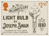 Industrial Revolutions £2.55 Stamp (2021) Light Bulb, 1880